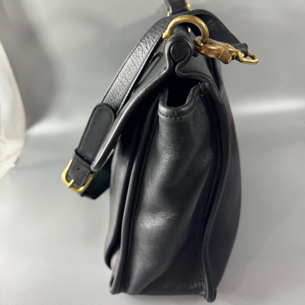 Vintage Coach # 5255 Black Leather Regency Brief - Picture 4 of 15